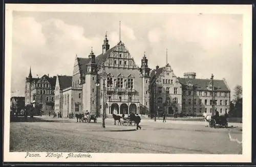 AK Posen, Partie an der Königlichen Akademie