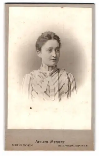 Fotografie Atelier Meffert, Meiningen, Sedanstrasse, Porträt einer jungen Frau