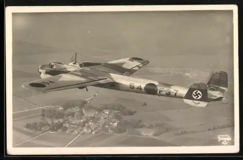 AK Zweimotoriges Kampfflugzeug Dornier Do-17