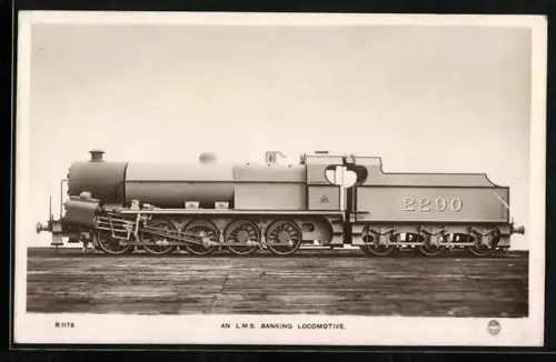 AK L.M.S. Banking Locomotive built at Derby 1919, englische Eisenbahn