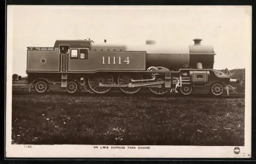 AK L.M.S. Express Tank Engine, locomotive with number 11114, englische Eisenbahn
