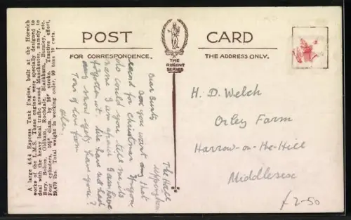 AK L.M.S. Express Tank Engine, locomotive with number 11114, englische Eisenbahn