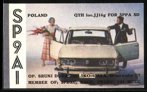 AK Auto Polnischer Fiat 125 p