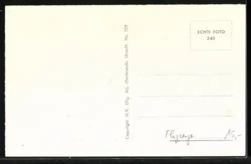 AK Fokker T 5 in vlucht, 2 mot. luchtkruiser, Flugzeug