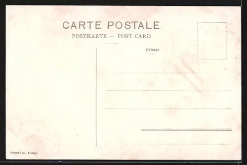 AK Genève, Pont du Mont Blanc, Strassenbahn