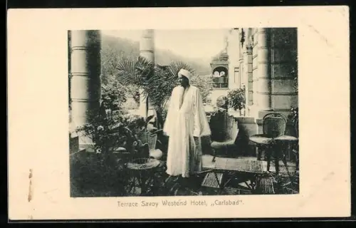 AK Karlsbad, Terrace Savoy Westend Hotel