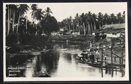 Foto-AK Pontianak /Borneo, Diamond Market