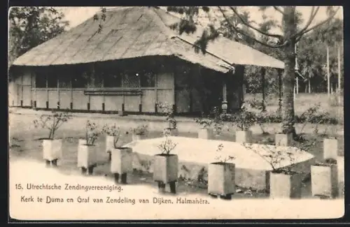 AK Halmahèra, Kerk te Duma en Graf van Zendeling van Dijken