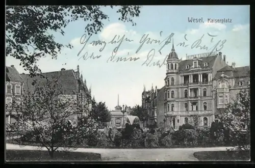 AK Wesel / Rhein, Kaiserplatz