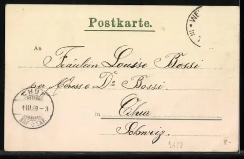 AK Weingarten / Württ., Klosterkirche und Kloster