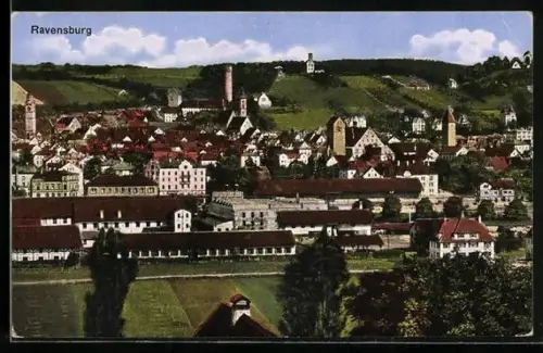 AK Ravensburg / Württ., Stadtansicht
