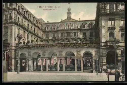 AK Frankfurt a. M., Hotel Frankfurter Hof