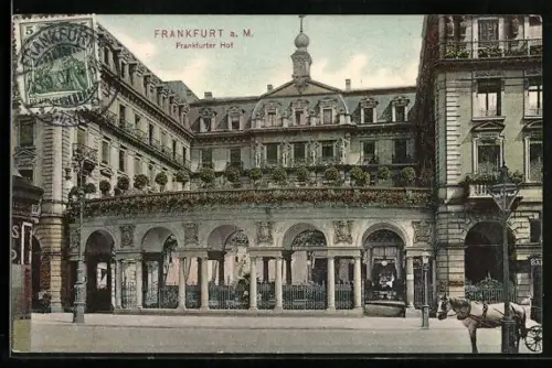 AK Frankfurt a. M., Hotel Frankfurter Hof
