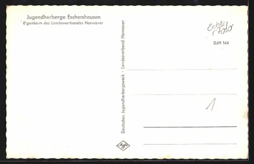 AK Eschershausen / Ith, Jugendherberge, Stadtturm, Ortsansichten