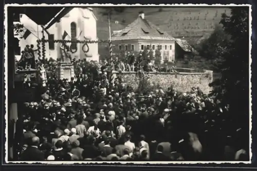 Foto-AK Sirnitz, Pirker Hema 100 J. Feier 1933