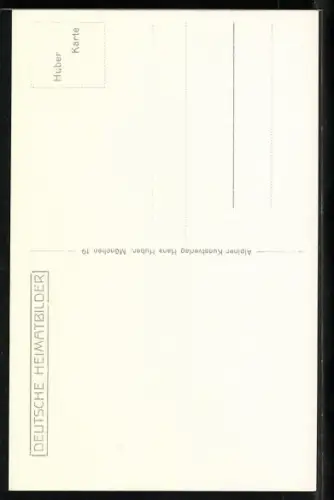 AK Garmisch-Partenkirchen, Wankgipfel, Blick zur Zugspitzgruppe