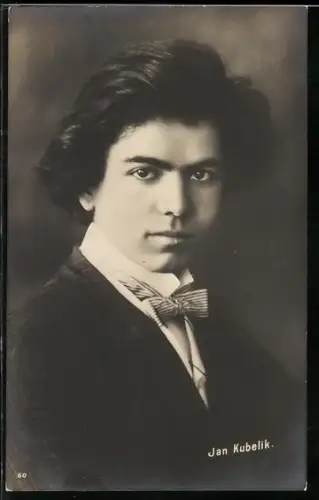 AK Jan Kubelik im Anzug