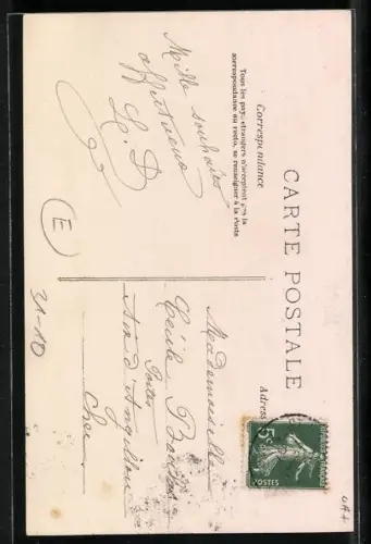 AK Ste. Cecile, Schöne Harfnerin