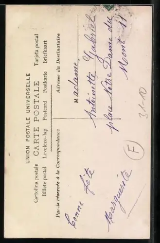 AK Junges Mädchen spielt eine Harfe