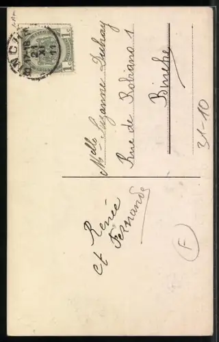 AK Dame in fliessendem Gewand spielt eine Harfe