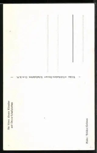 AK Musiker Vicco Torriani mit Gitarre, Autograph