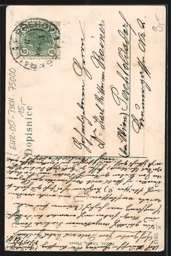 AK Prerov, Panorama, Ulice, Celkový pohled