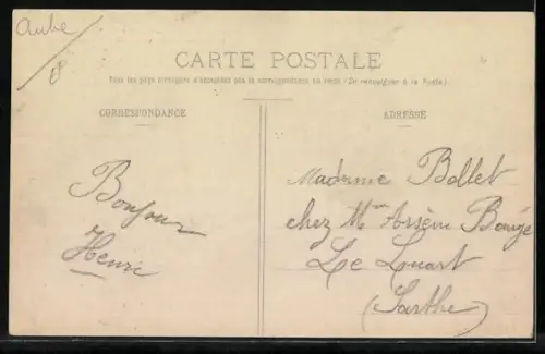 AK Troyes, Le Monument des Enfants de l`Aube et la Gare