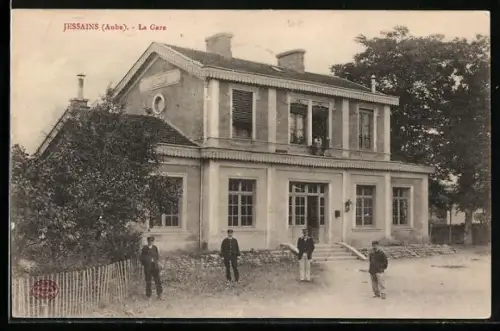 AK Jessains /Aube, La Gare