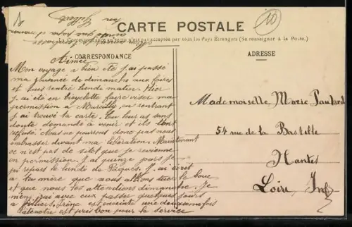 AK Troyes, Le Monument des Enfants de l`Aube et la Gare