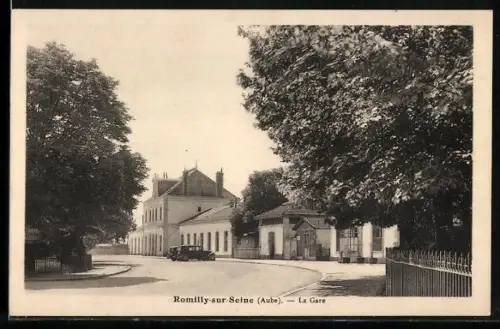 AK Romilly-sur-Seine /Aube, La Gare