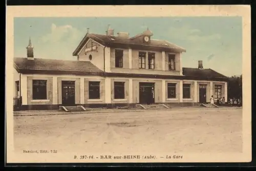 AK Bar-sur-Seine /Aube, La Gare