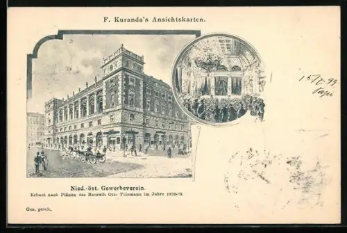 Künstler-AK Wien, Niederösterreichischer Gewerbeverein im Eschenbachpalais