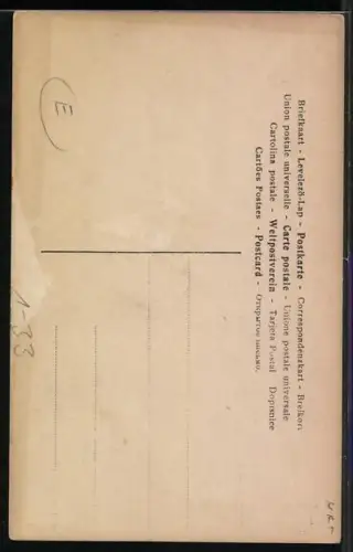 AK Pablo de Sarasate spielt Violine