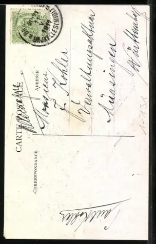 AK Bruxelles, Mr. Fallières, Président de la Républlique Francaise, de sa visite 1911, Passepartout