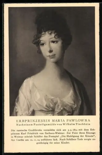 AK Erbprinzessin Maria Pawlowna von Russland
