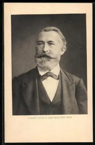 AK Porträt von Albert Borsig