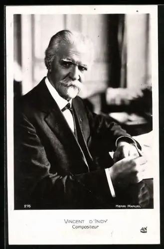 AK Vincent d`Indy, Compositeur, Portrait