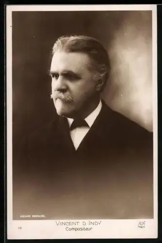 AK Portrait Vincent d`Indy, Compositeur