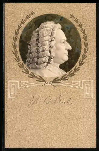 AK Portrait Joh. Sebastian Bach