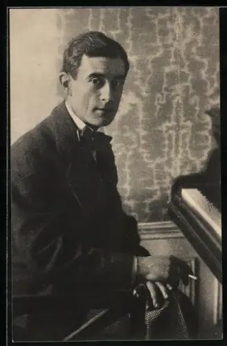 AK Portrait Maurice Ravel, 1875-1937