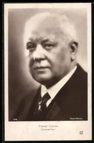AK Portrait Franz Lehar, Compositeur
