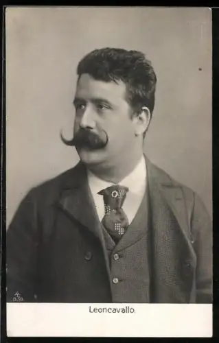 AK Portrait von Leonacavallo mit Schnauzbart