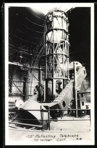 AK Mt. Wilson, Calif., Observatory, 100 Reflecting Telescope
