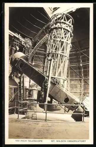AK Mt. Wilson, Observatory, 100 Inch Telescope
