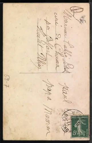 AK Frauenportrait mit Kalender, Neujahrsgruss, Passepartout