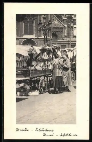 AK Brüssel / Bruxelles, Scholle-kermis