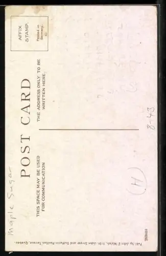 AK Quebec, Sugar Making