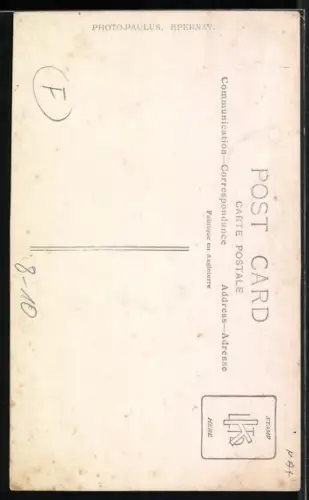 Foto-AK Richter mit Buch im Atelier