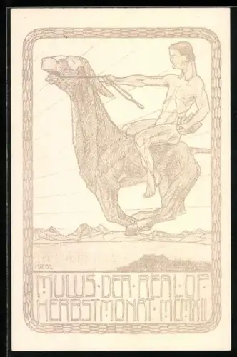 AK Mulus der Real. Op., Herbstmonat 1912