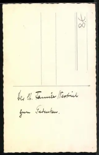 Foto-AK Student mit Tönnchen und Schläger, studentische Szene